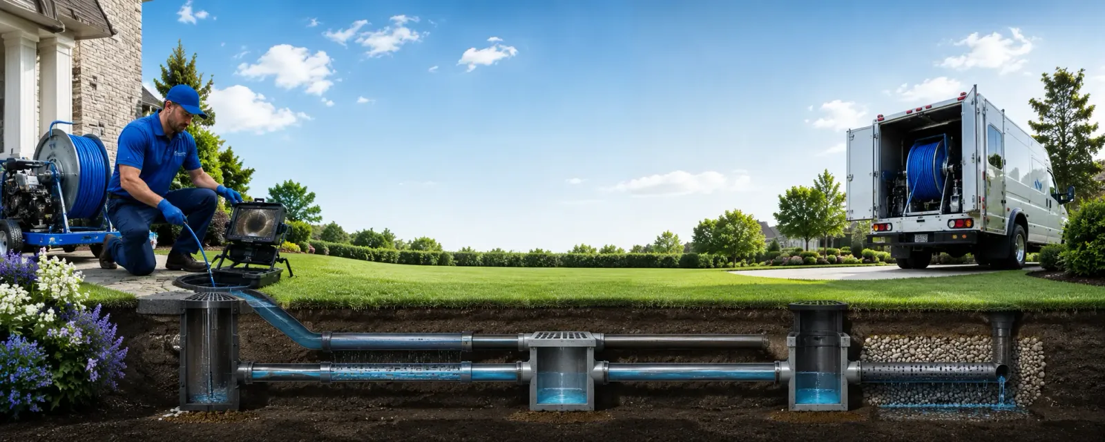 Outdoor drain cleaning information for Ethel, MO